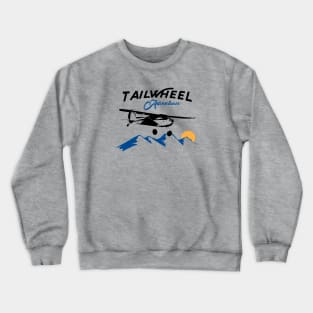 Tailwheel Adventurer on Light Crewneck Sweatshirt